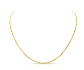 14K Yellow Gold Mini Miami Cuban Necklace