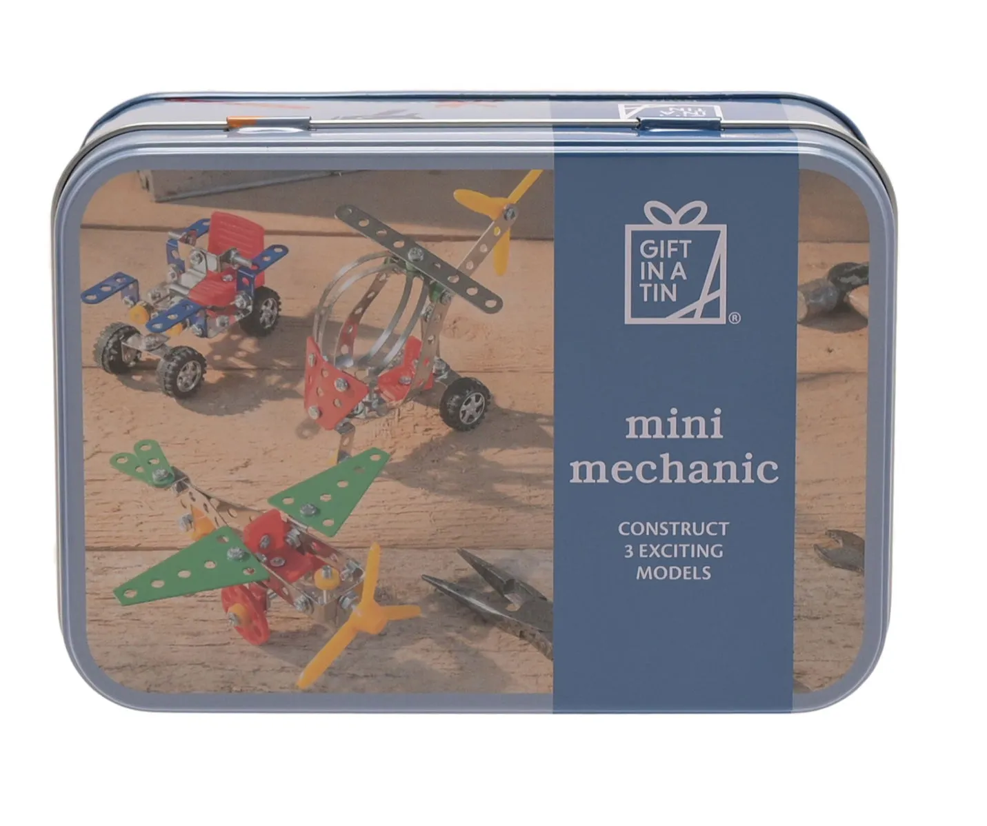 231 - Apples to Pears Gift in a Tin Mini Mechanic Construction set- Widdop