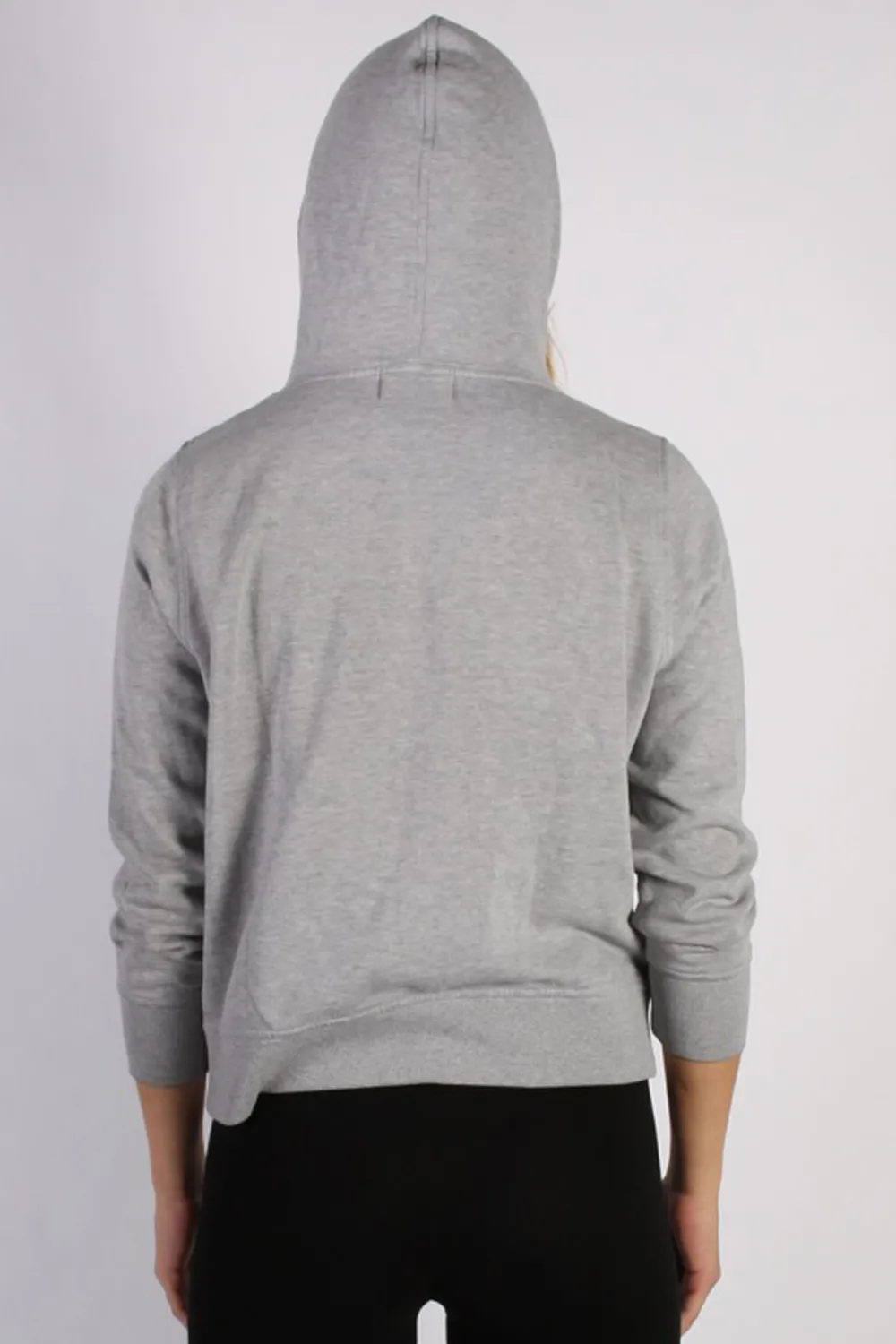 90s Hoodie Sweatshirt Retro Grey XL - Pepper Tree London