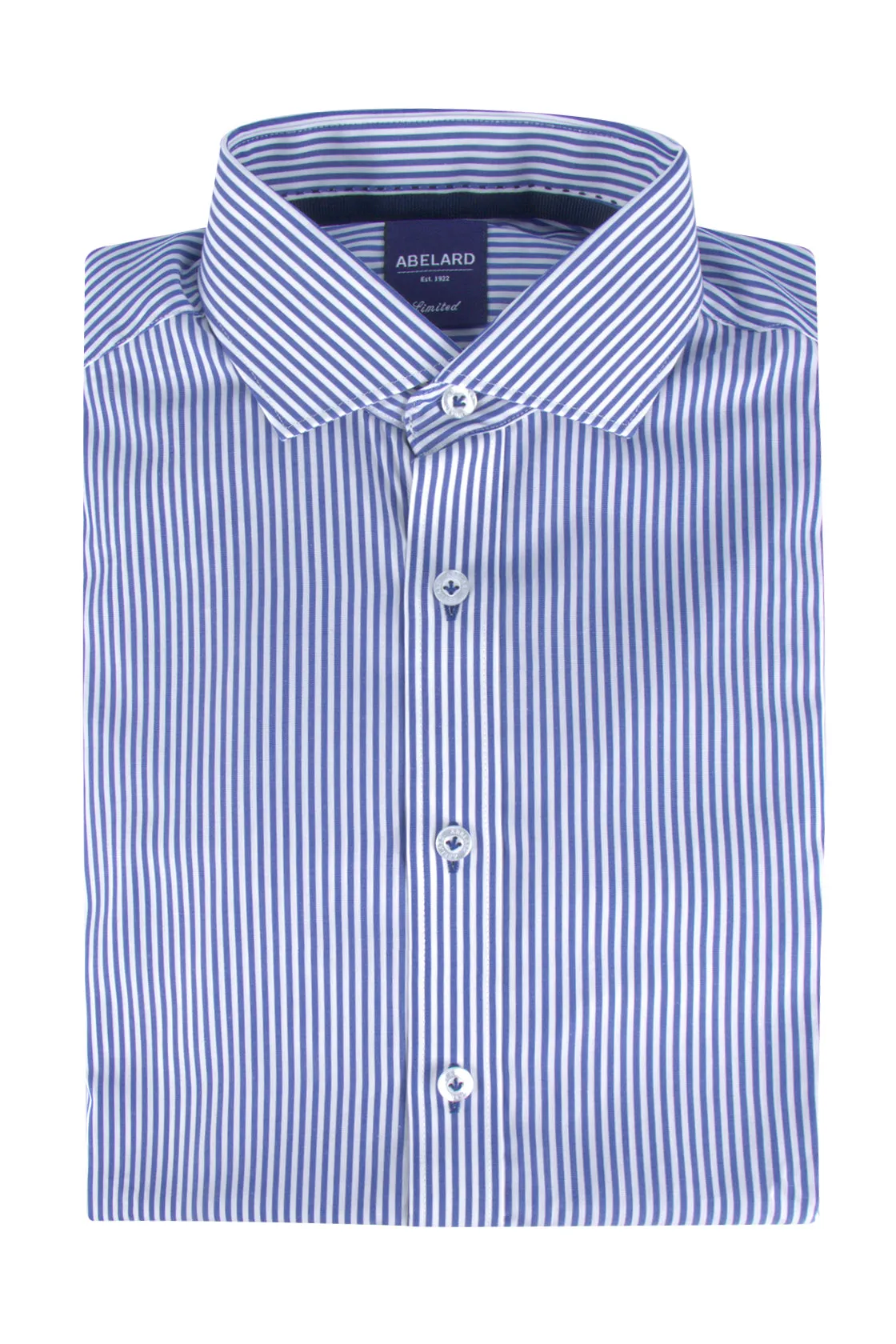 Abelard Slim Single Cuff Shirt Navy