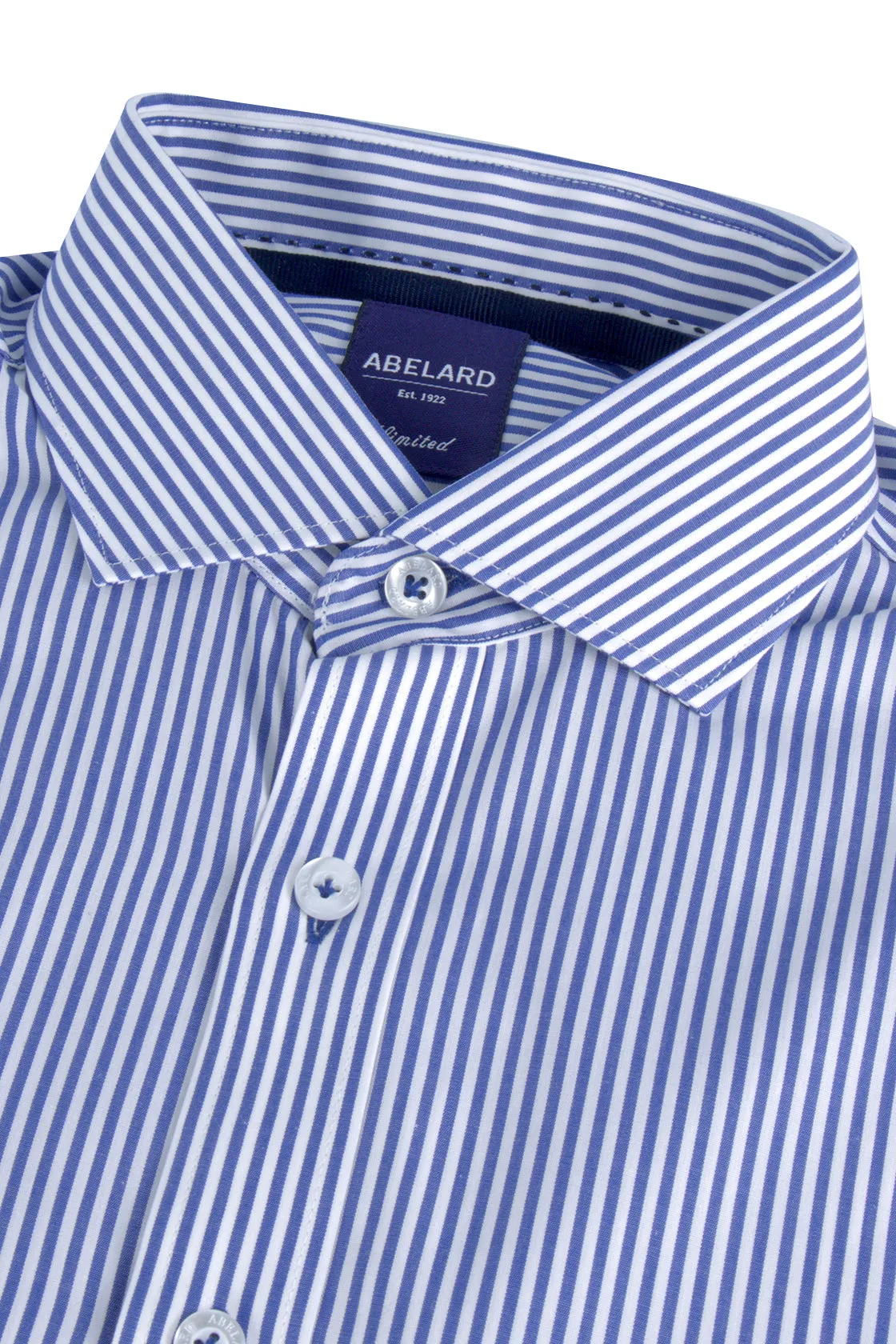 Abelard Slim Single Cuff Shirt Navy