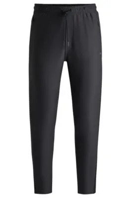 Active-stretch tracksuit bottoms with decorative reflective details