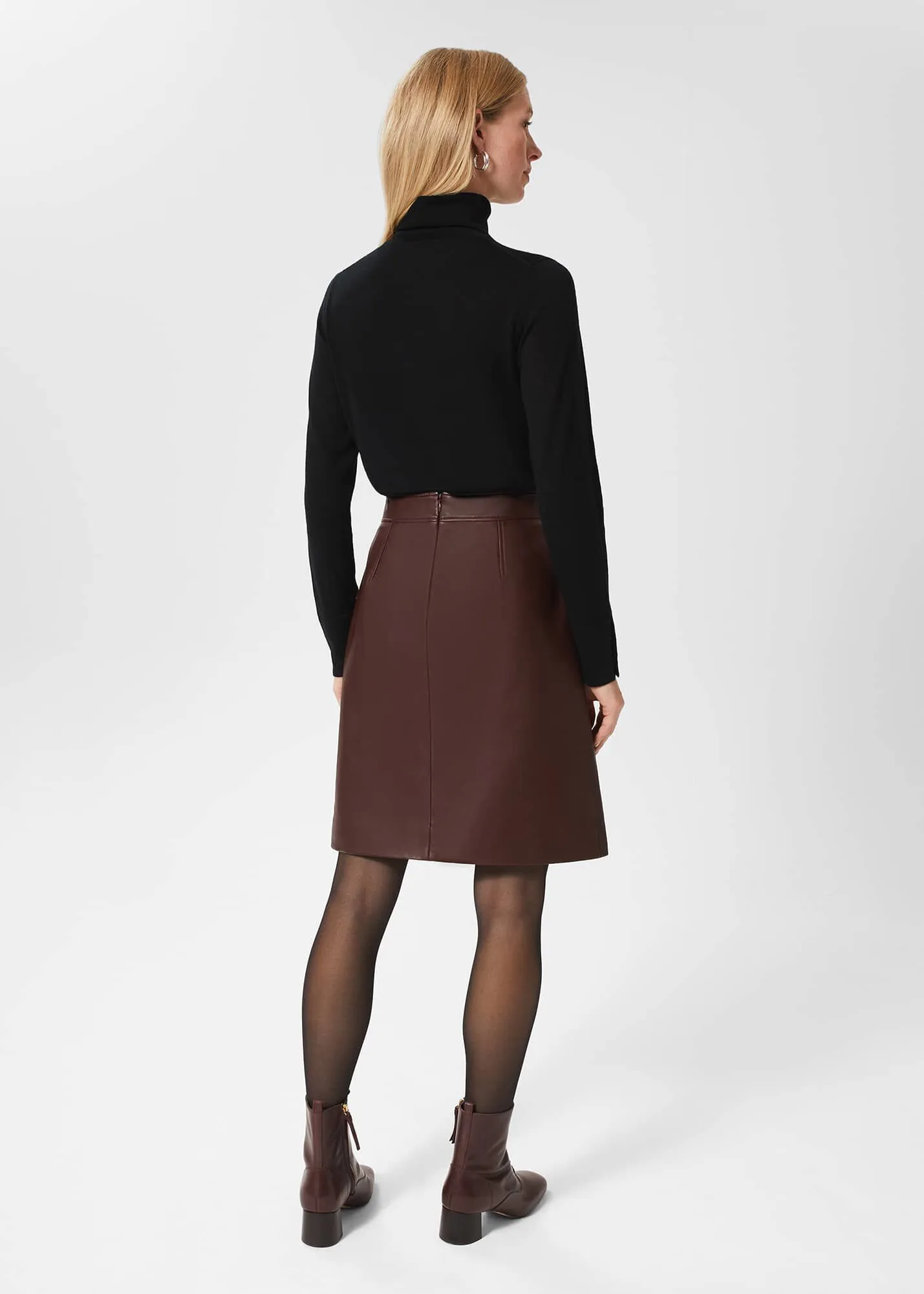 Annalise Leather Skirt 