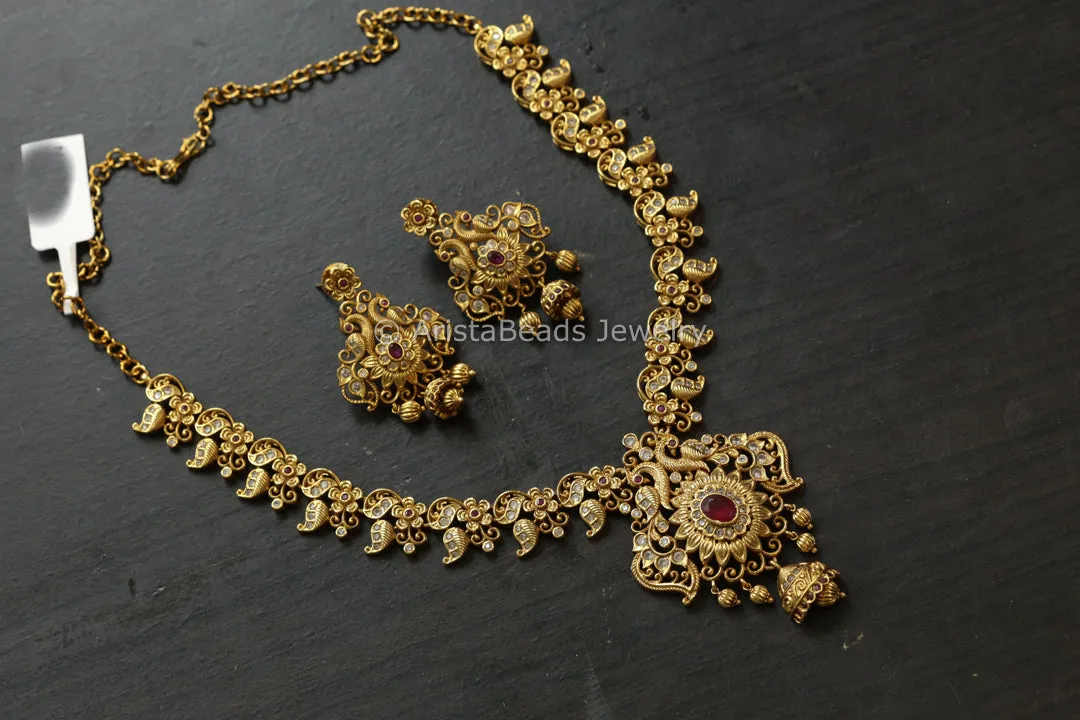 Antique Gold Necklace Set