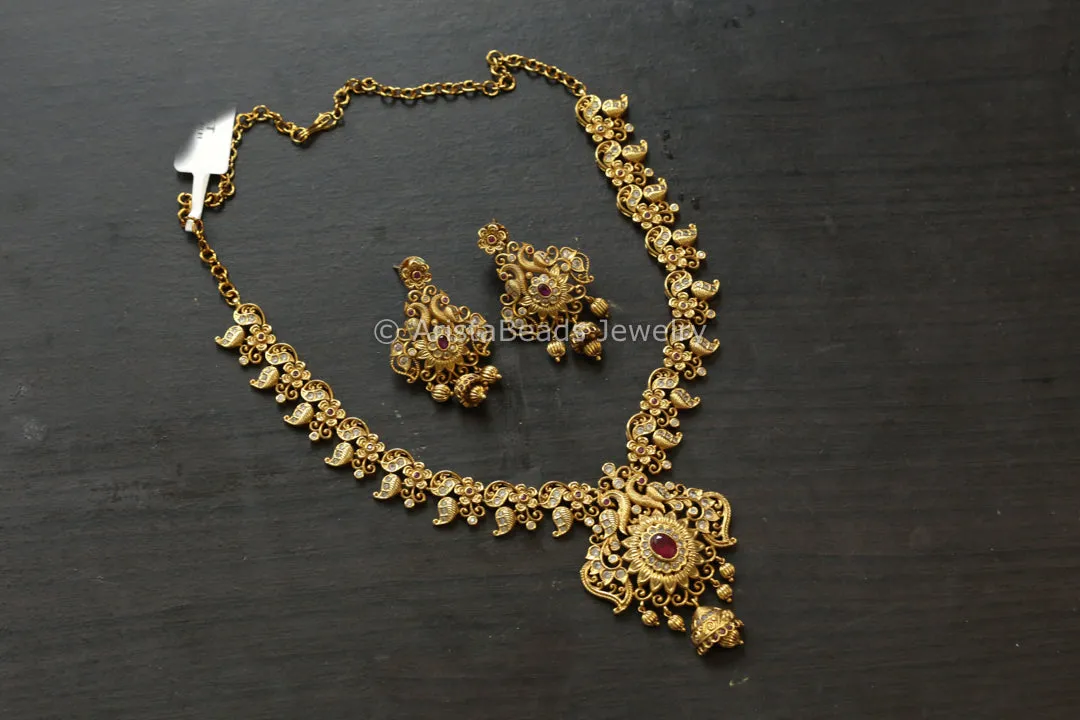 Antique Gold Necklace Set