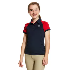 Ariat Youths Team 3.0 Polo Shirt Navy | Ingatestone Saddlery