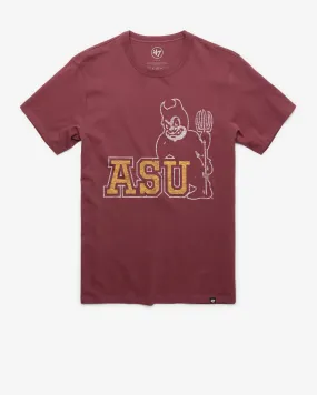 ARIZONA STATE SUN DEVILS ASU VINTAGE PREMIER '47 FRANKLIN TEE