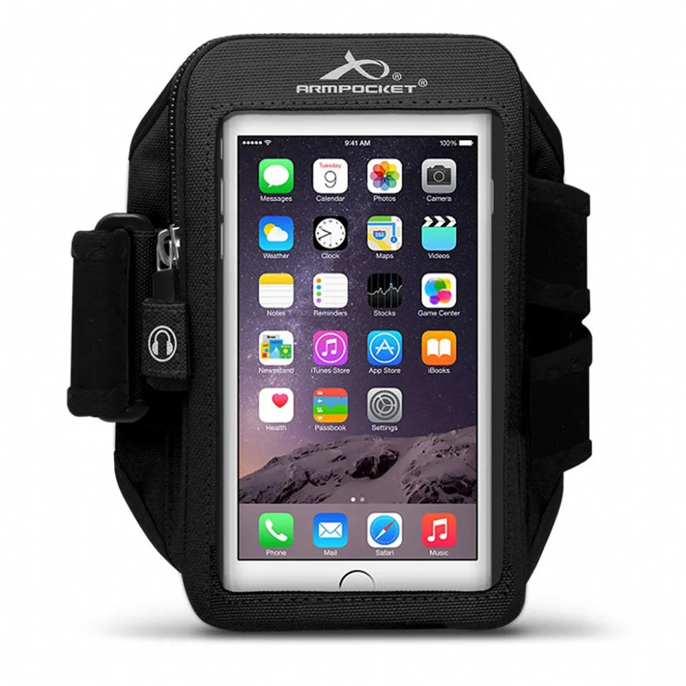 Armpocket Ultra i-35 Smartphone Armband for iPhone 13 mini/12 mini/SE/8, Galaxy S23/S7/S6, Google Pixel 6a & more