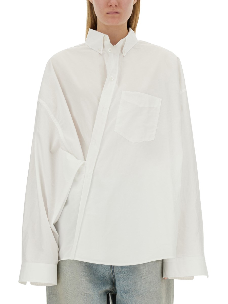 BALENCIAGA    LARGE FIT WRAP SHIRT