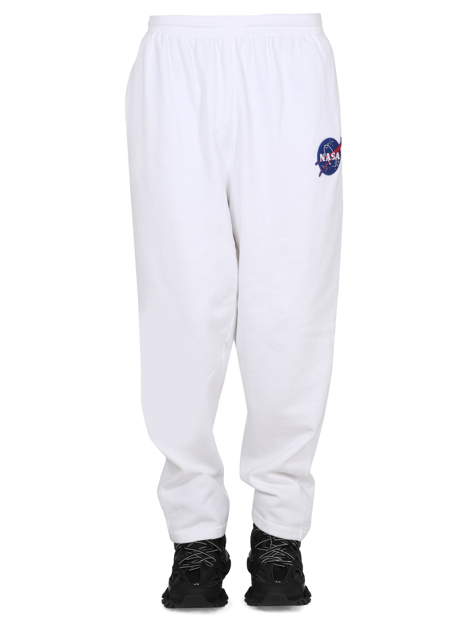 BALENCIAGA    PANTALONE JOGGER IN COTONE CON PATCH