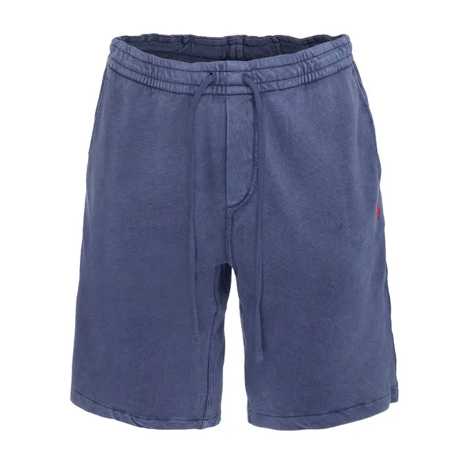 BERMUDA IN GAUZED COTTON Man Light Navy