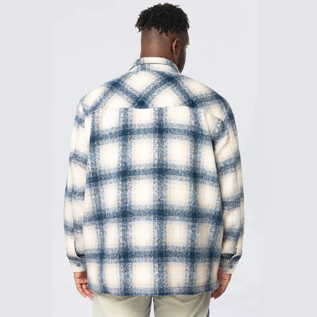 Big and Tall - Flannel Lined Overshirt - Oceana