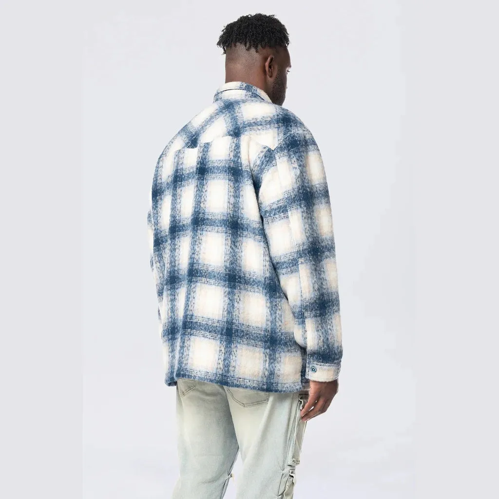 Big and Tall - Flannel Lined Overshirt - Oceana