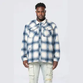 Big and Tall - Flannel Lined Overshirt - Oceana