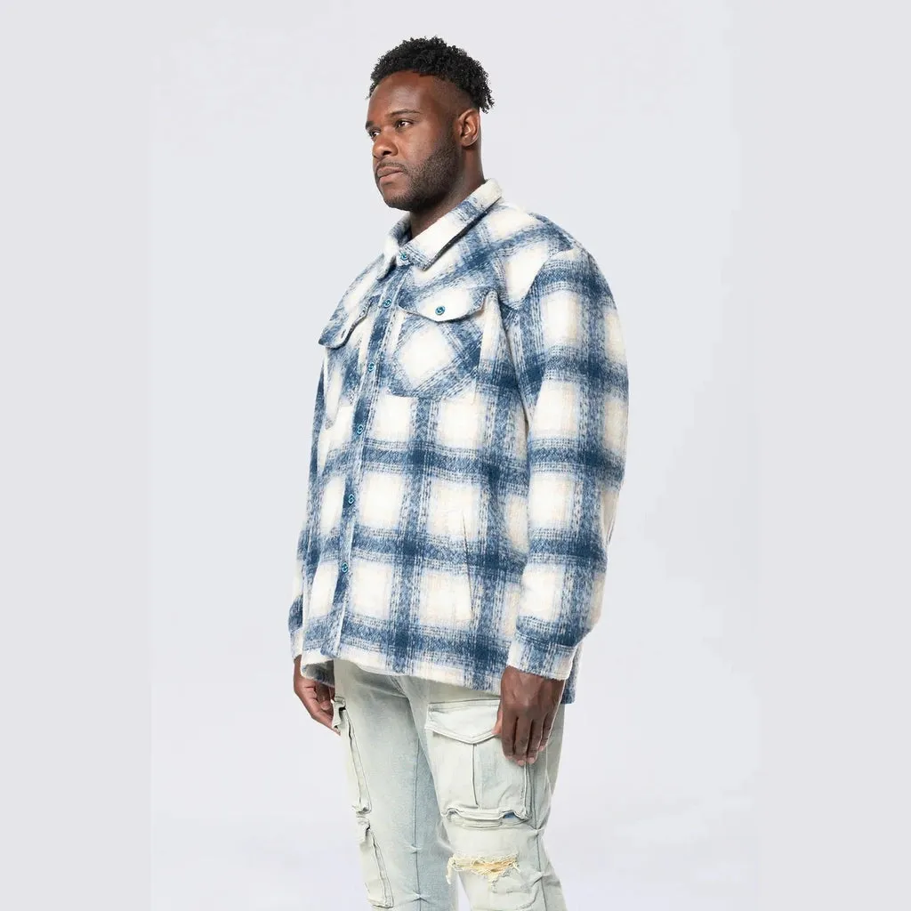 Big and Tall - Flannel Lined Overshirt - Oceana