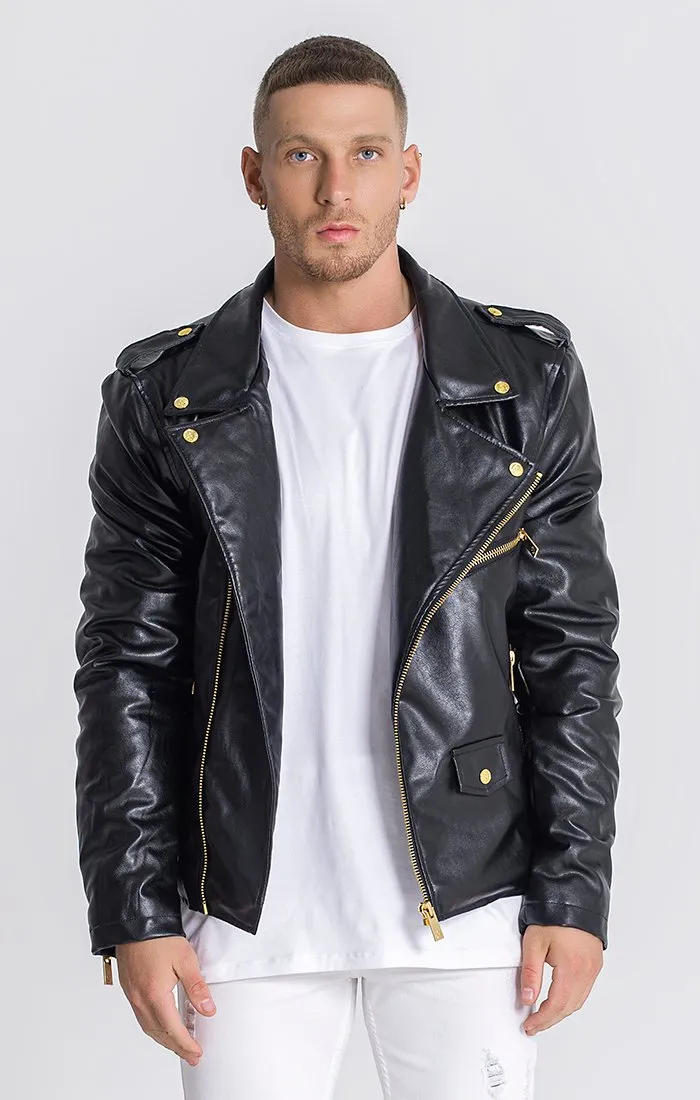 Black Opulence Biker Jacket