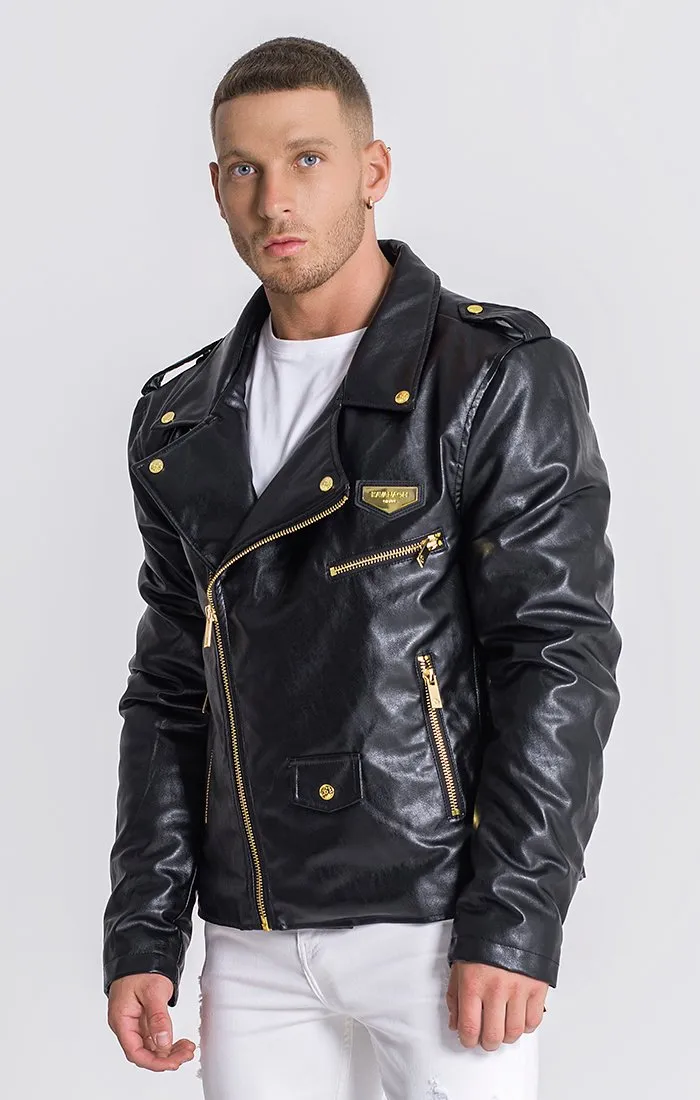 Black Opulence Biker Jacket