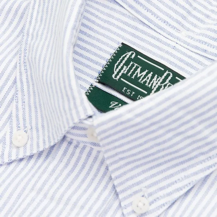 Blue Stripe Oxford - Old Fit