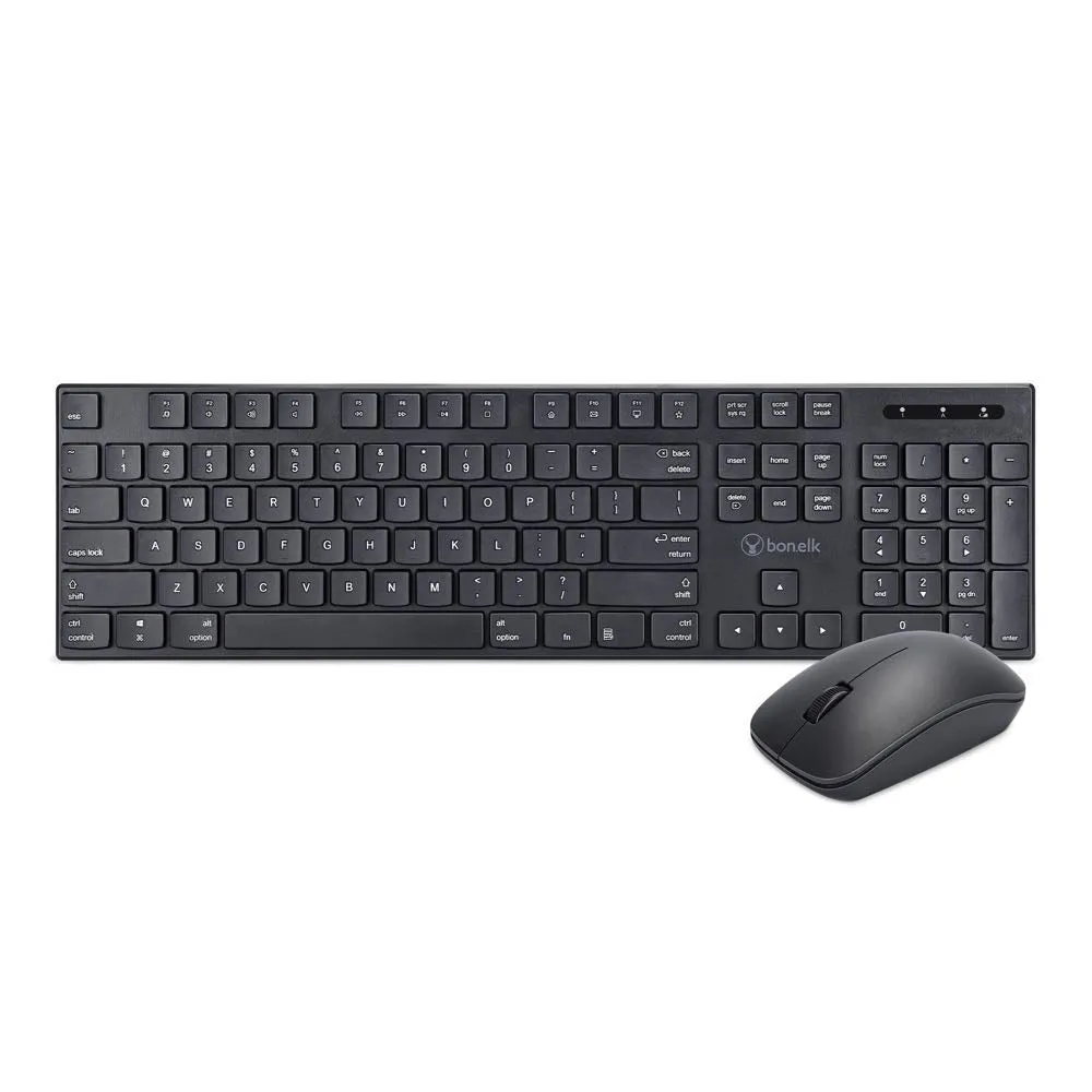 Bonelk KM-314 Slim Wireless Keyboard and Mouse Combo