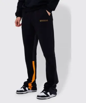 boohoo Mens Tall Slim Official Contrast Gusset Jogger