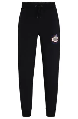 BOSS x NFL cotton-blend tracksuit bottoms with collaborative branding