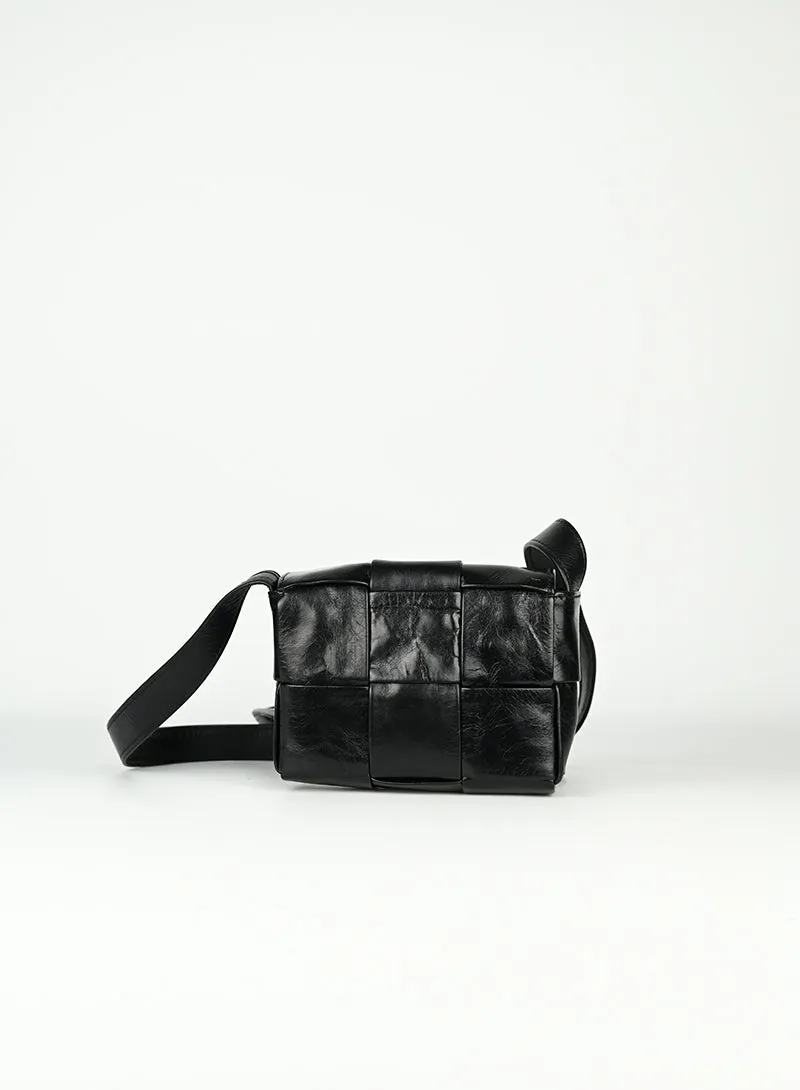 Bottega Veneta Tracolla mini Candy Cassette nera