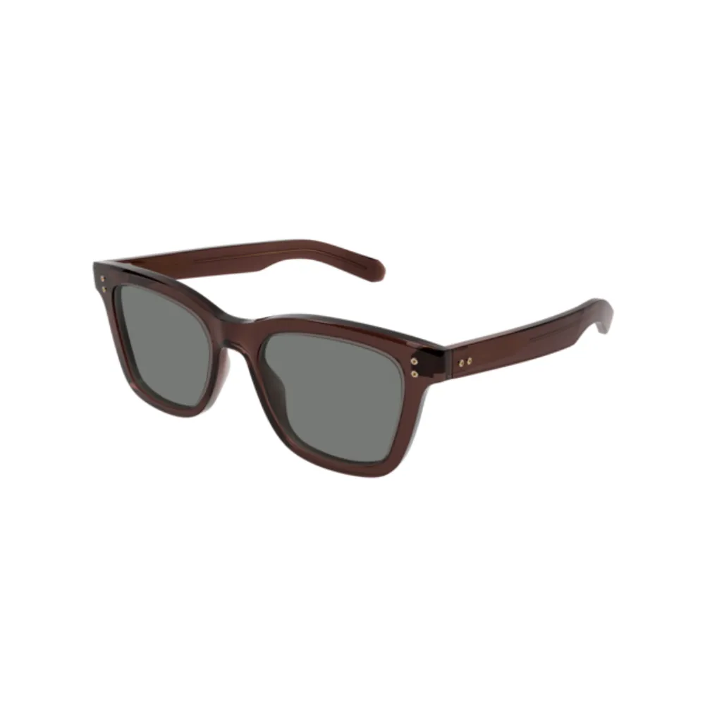 Brioni Sunglass Man Brown Brown Grey BR0099S-002