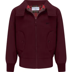 Britannical Carnaby Bomber Jacket, Burgundy