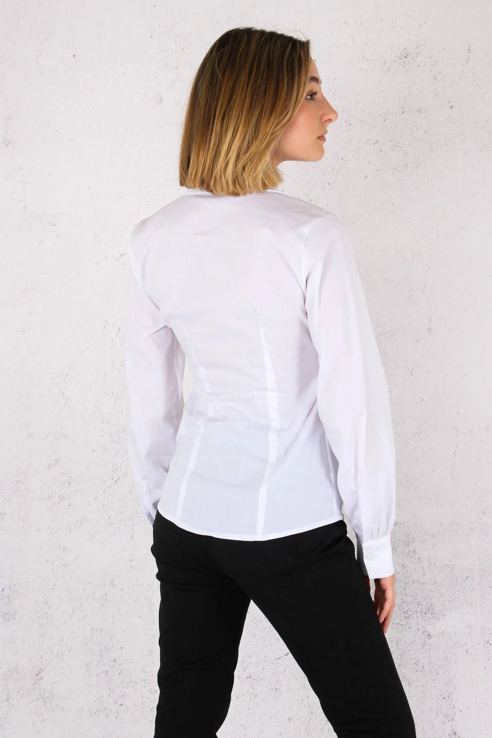 Camicia Arriccio Davanti Bianco