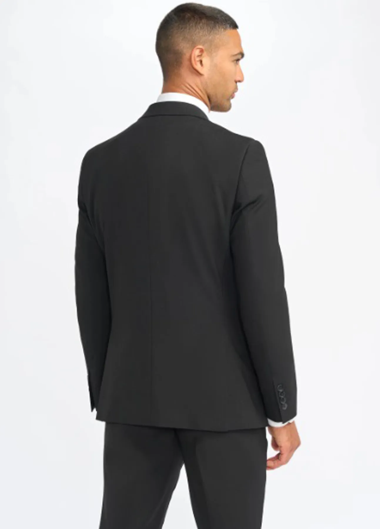 Cavani Malibu Classic Black 3 Piece Slim Fit Suit