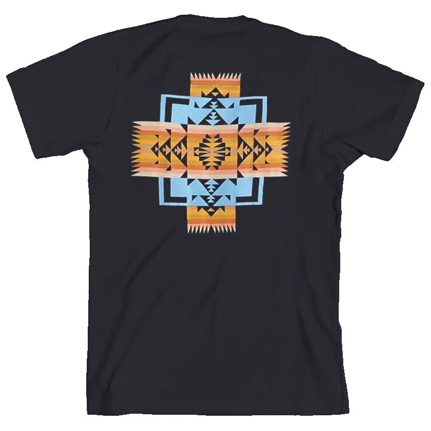 Chief Joseph Graphic Tee - Midnight Navy/Light Orange