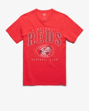 CINCINNATI REDS COOPERSTOWN DOUBLE HEADER '47 FRANKLIN TEE