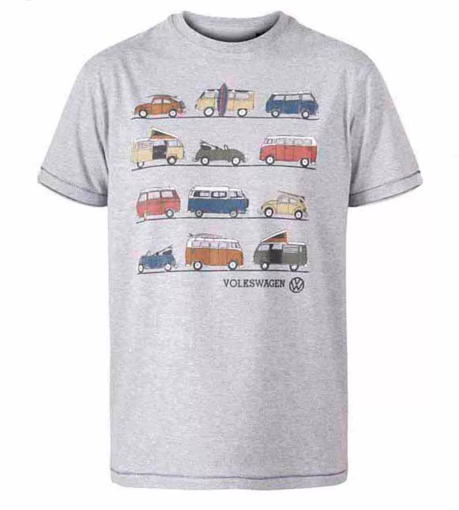 D555 Tall Mens VW Vehicle Printed T-Shirt Official Licensed Product (WHITTAM)