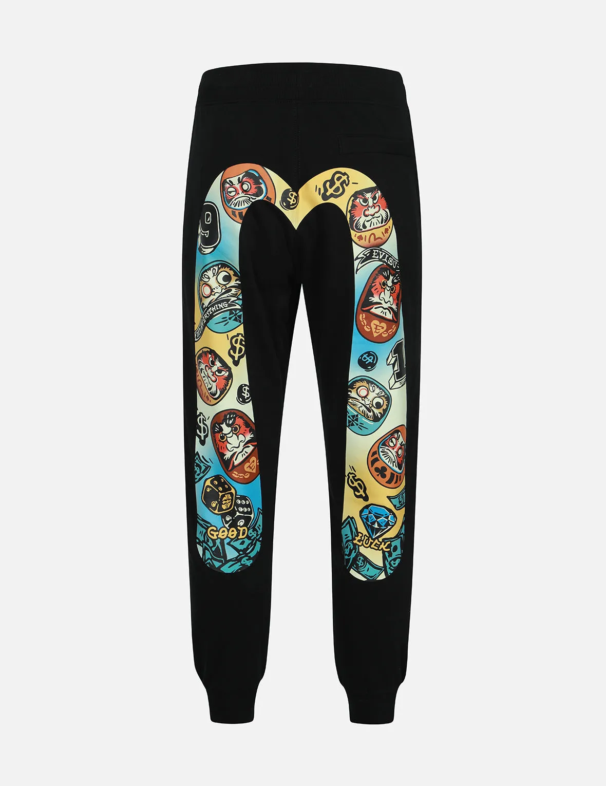 Daruma Daicock Print Regular Fit Sweatpants