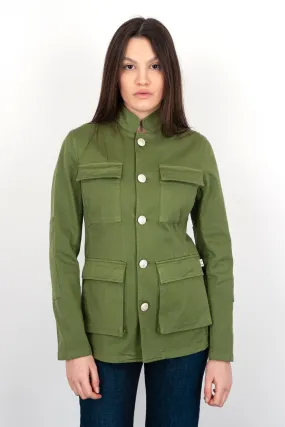 Department Five Giacca Field Cotone Verde Militare