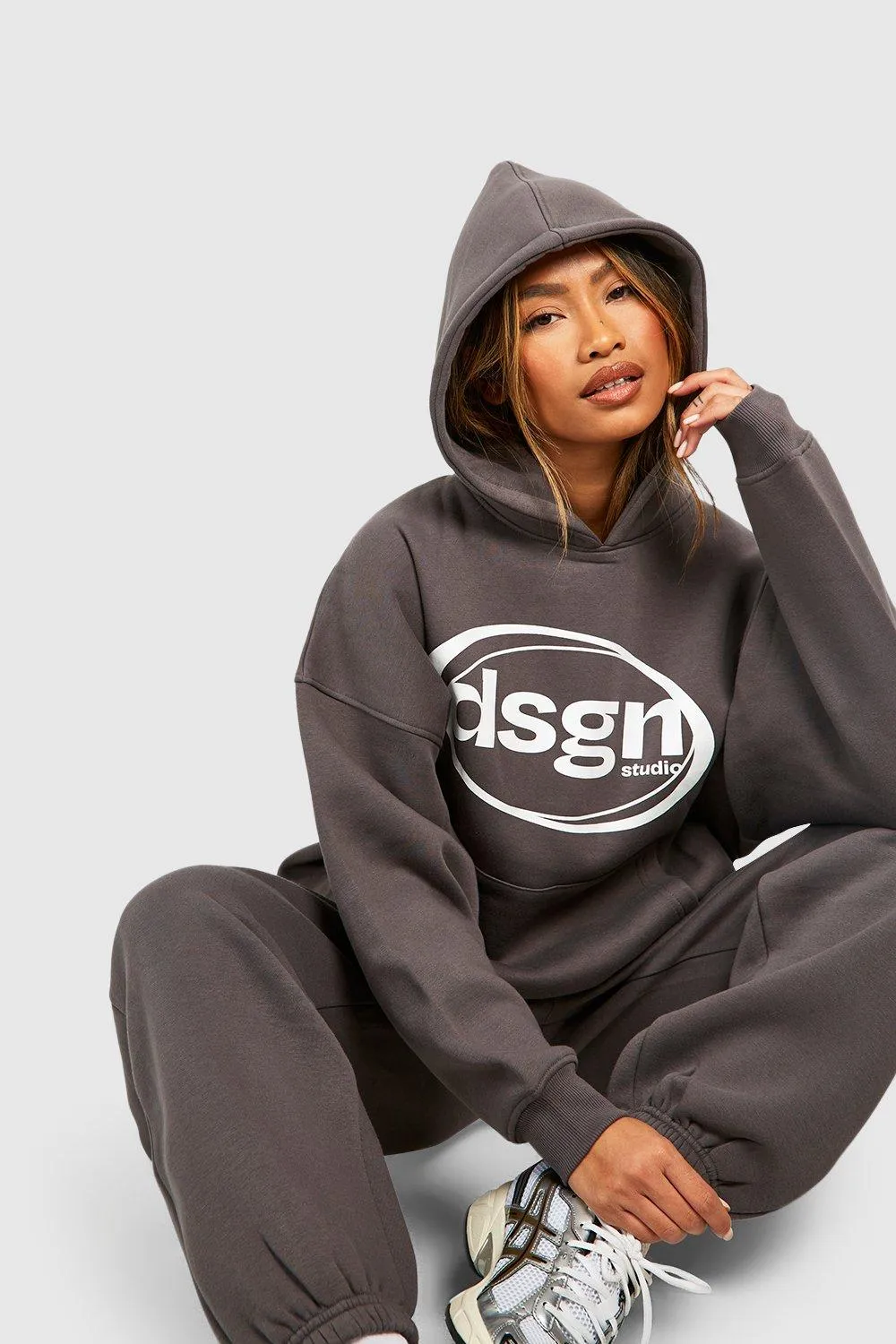 Dsgn Studio Slogan Hooded Tracksuit