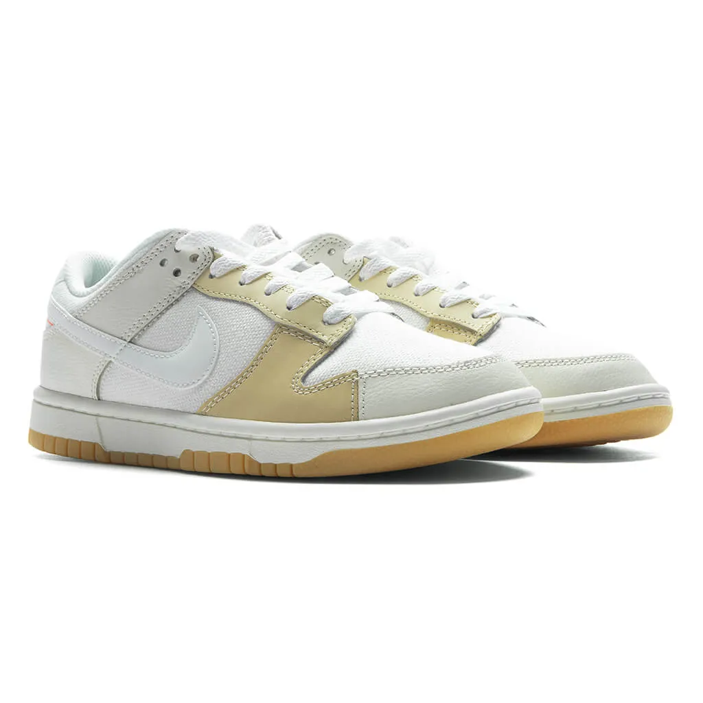 Dunk Low SE Patchwork - White/Sail/White