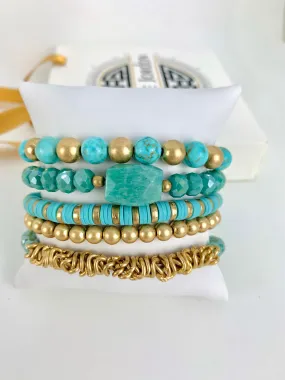 Eurasian Muse Bracelet Stack