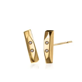 FACETTE MINI DIAMOND BAGUETTE STUD rts