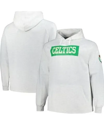 Fanatics Men's NBA Fanatics Boston Celtics Big & Tall Raglan Tri-Blend Pullover Hoodie