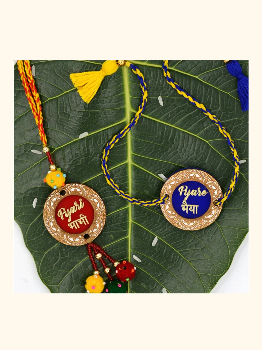 Festive Rakhi Combo set (Rakhi + Lumba)