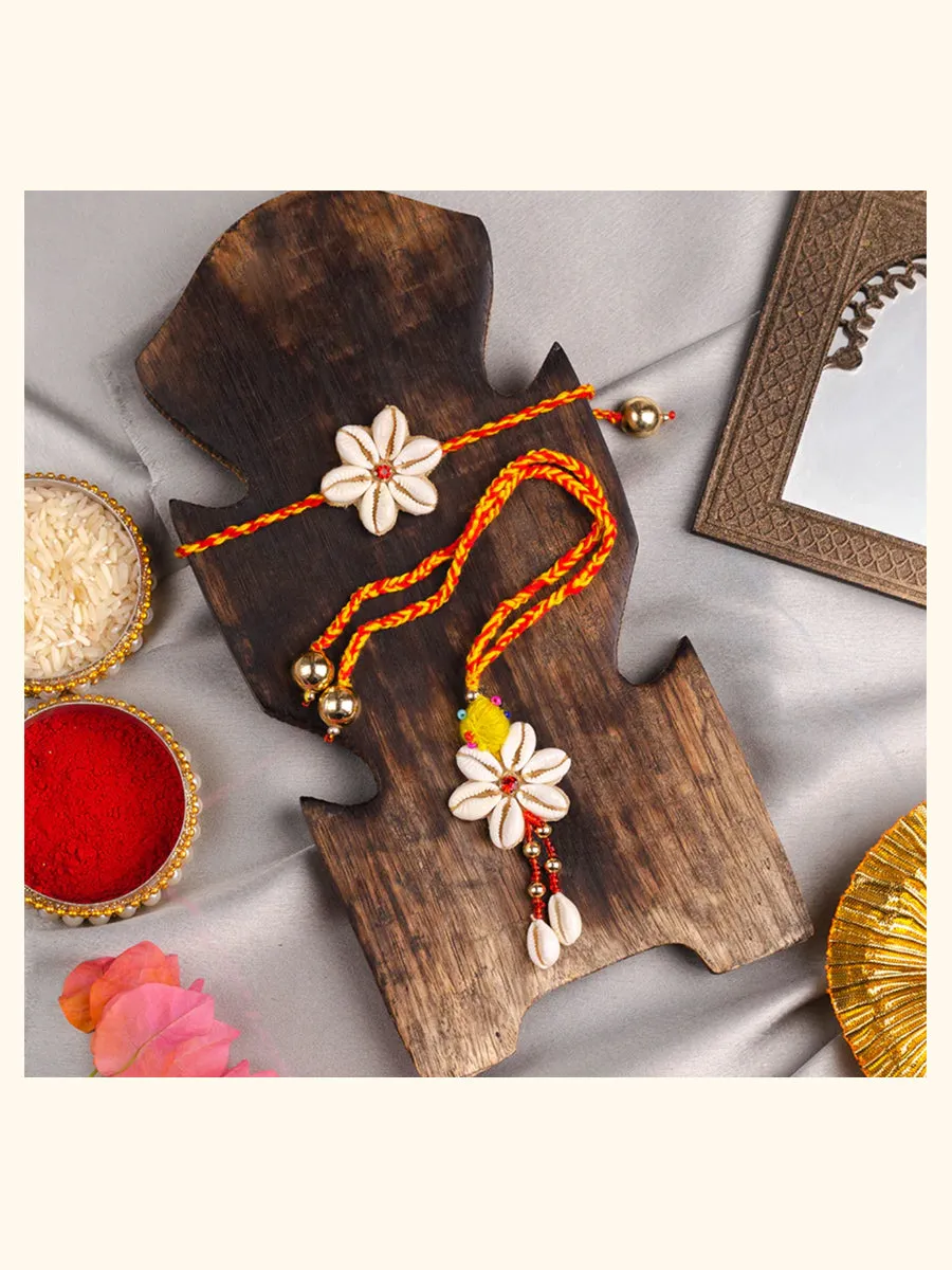 Festive Rakhi Combo set (Rakhi + Lumba)