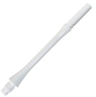 Fit Flight Polycarbonate Slim White Spinning Dart Shaft