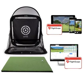 Flightscope Mevo+ Plus Golf Net Bundle