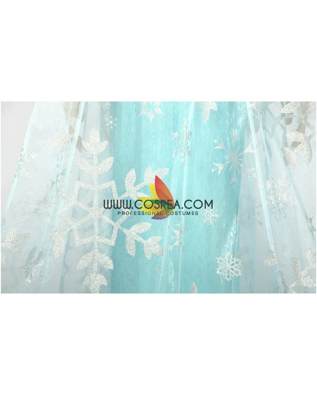 Frozen Elsa Light Cyan Cosplay Costume