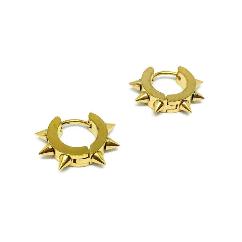 Gifts From The Crypt - Spiked Mini-Hoop Earrings