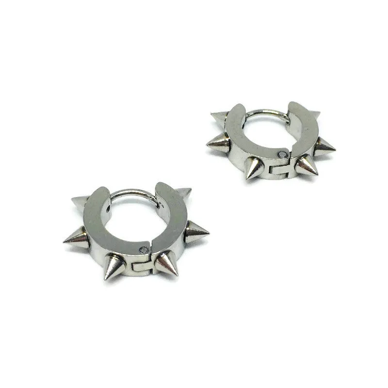 Gifts From The Crypt - Spiked Mini-Hoop Earrings