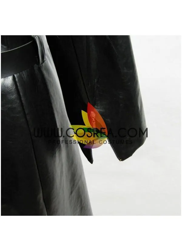 Gintama Kawakami Bansai PU Leather Cosplay Costume