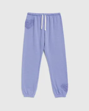 Girls Ruffle Hearts Jogger