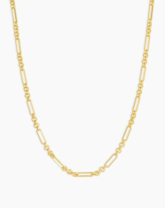 GORJANA GOLD REED MINI NECKLACE